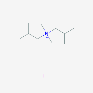 molecular formula C10H24IN B14291929 N,N,2-Trimethyl-N-(2-methylpropyl)propan-1-aminium iodide CAS No. 123755-68-0