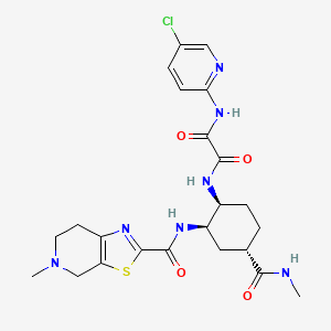 molecular formula C23H28ClN7O4S B1429197 Unii-nan95BH0RH CAS No. 740794-83-6