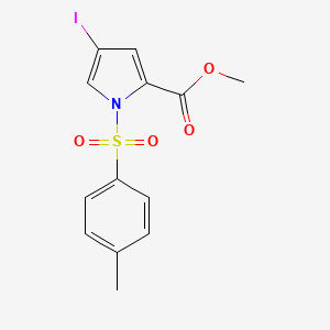 molecular formula C13H12INO4S B1429199 Methyl 4-iodo-1-tosyl-1H-pyrrole-2-carboxylate CAS No. 869886-85-1