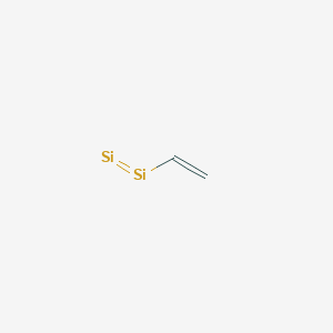 molecular formula C2H3Si2 B14292066 Vinyldisilane 