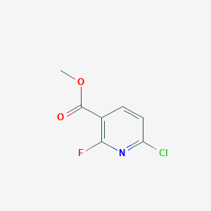 molecular formula C7H5ClFNO2 B1429207 Methyl 6-chloro-2-fluoronicotinate CAS No. 1093880-34-2