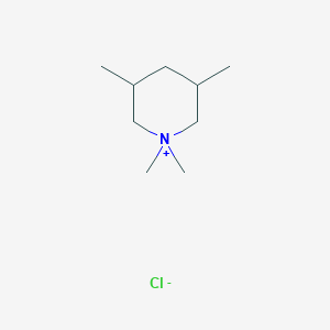molecular formula C9H20ClN B14292078 1,1,3,5-Tetramethylpiperidin-1-ium chloride CAS No. 113277-69-3