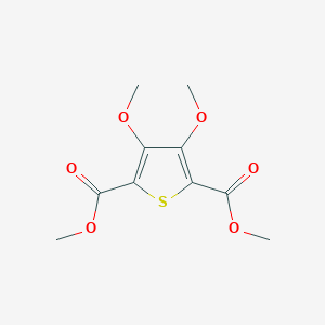 molecular formula C10H12O6S B14292207 Dimethyl 3,4-dimethoxythiophene-2,5-dicarboxylate CAS No. 118851-98-2