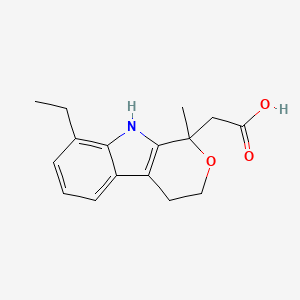 molecular formula C16H19NO3 B1429221 Desethyl methyl etodolac CAS No. 109518-47-0