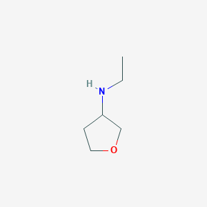 molecular formula C6H13NO B1429227 N-Ethyloxolan-3-amine CAS No. 1292902-62-5