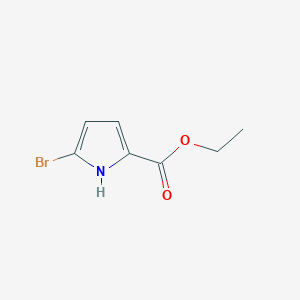 molecular formula C7H8BrNO2 B1429228 Ethyl 5-bromo-1H-pyrrole-2-carboxylate CAS No. 740813-37-0