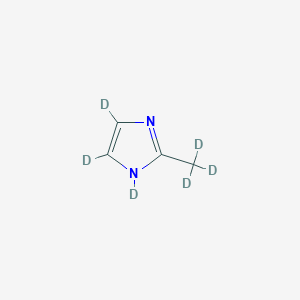 molecular formula C4H6N2 B1429234 2-Methylimidazole-d6 CAS No. 1173022-19-9