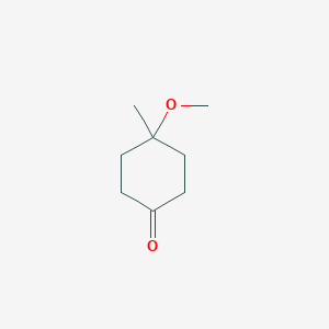 molecular formula C8H14O2 B1429241 4-Methoxy-4-methylcyclohexanone CAS No. 23438-15-5
