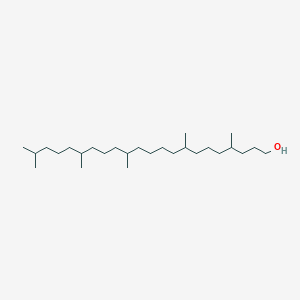 molecular formula C27H56O B14292410 4,8,13,17,21-Pentamethyldocosan-1-OL CAS No. 118599-25-0