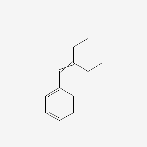 molecular formula C13H16 B14292429 (2-Ethylpenta-1,4-dien-1-yl)benzene CAS No. 120814-22-4