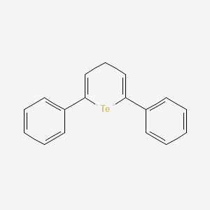 molecular formula C17H14Te B14292485 2,6-Diphenyl-4H-telluropyran CAS No. 113403-36-4