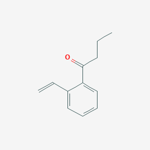 molecular formula C12H14O B14292592 1-(2-Ethenylphenyl)butan-1-one CAS No. 112526-12-2