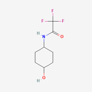 molecular formula C8H12F3NO2 B1429264 2,2,2-trifluoro-N-(4-hydroxycyclohexyl)acetamide CAS No. 923023-06-7