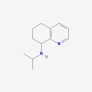 molecular formula C12H18N2 B1429265 N-(propan-2-yl)-5,6,7,8-tetrahydroquinolin-8-amine CAS No. 1427380-60-6