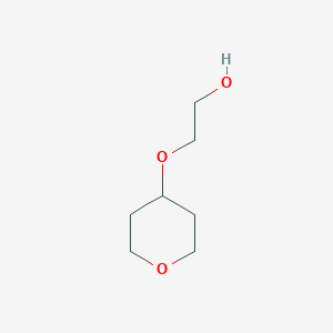 molecular formula C7H14O3 B1429269 2-(Oxan-4-yloxy)ethan-1-ol CAS No. 398487-56-4
