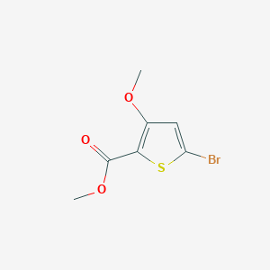 molecular formula C7H7BrO3S B1429272 Methyl 5-bromo-3-methoxythiophene-2-carboxylate CAS No. 181063-64-9