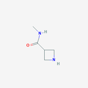 molecular formula C5H10N2O B1429276 N-甲基-3-氮杂环丁烷甲酰胺 CAS No. 864350-86-7