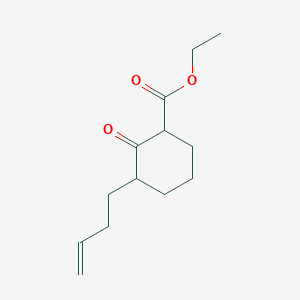 molecular formula C13H20O3 B14292760 Ethyl 3-(but-3-en-1-yl)-2-oxocyclohexane-1-carboxylate CAS No. 127230-66-4