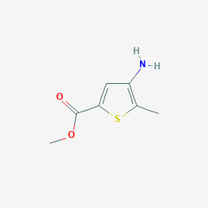 molecular formula C7H9NO2S B1429287 Methyl 4-amino-5-methylthiophene-2-carboxylate CAS No. 501082-56-0