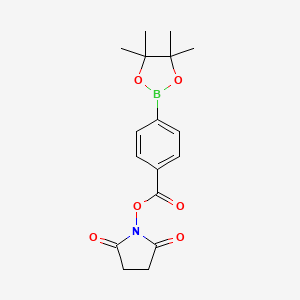 2,5-Dioxopyrrolidin-1-yl 4-(4,4,5,5-tetramethyl-1,3,2-dioxaborolan-2-yl)benzoate