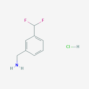 (3-(Difluoromethyl)phenyl)methanamine hydrochloride