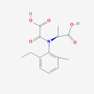 N-(2-Ethyl-6-methylphenyl)-N-oxalo-L-alanine