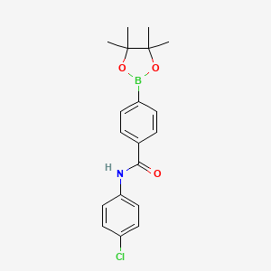N-(4-Chloro-phenyl)-4-(4,4,5,5-tetramethyl-[1,3,2]dioxaborolan-2-yl)-benzamide
