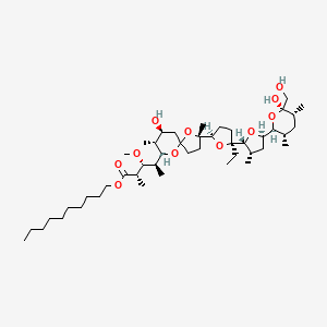 molecular formula C46H82O11 B1429318 Monensin decyl ester CAS No. 164066-23-3