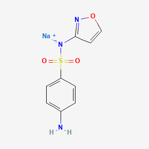molecular formula C9H8N3NaO3S B1429319 磺胺嘧啶 CAS No. 37514-39-9