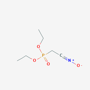molecular formula C6H12NO4P B14293281 (Diethoxyphosphoryl)acetonitrile oxide CAS No. 113847-95-3