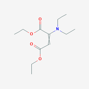 molecular formula C12H21NO4 B14293283 Diethyl 2-(diethylamino)but-2-enedioate CAS No. 116308-58-8
