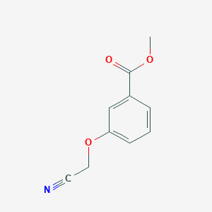 molecular formula C10H9NO3 B142933 Methyl 3-(cyanomethoxy)benzoate CAS No. 153938-40-0