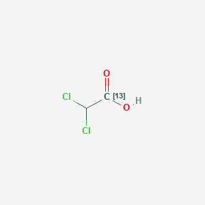 molecular formula C2H2Cl2O2 B1429337 Dichloro(1-~13~C)acetic acid CAS No. 173470-70-7