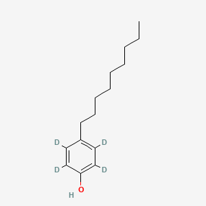molecular formula C15H24O B1429342 4-Nonylphenol-2,3,5,6-d4 CAS No. 1173019-62-9