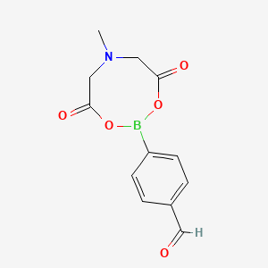 4-(6-Methyl-4,8-dioxo-1,3,6,2-dioxazaborocan-2-yl)benzaldehyde