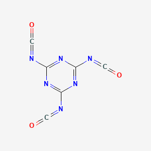 molecular formula C6N6O3 B14293498 2,4,6-Triisocyanato-1,3,5-triazine CAS No. 120718-04-9