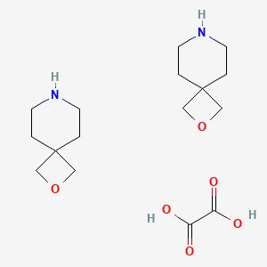 molecular formula C16H28N2O6 B1429387 2-Oxa-7-azaspiro[3.5]nonane hemioxalate CAS No. 1429056-28-9