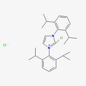 2-Chloro-1,3-bis(2,6-diisopropylphenyl)-1H-imidazol-3-ium chloride