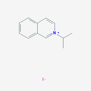 molecular formula C12H14IN B14293953 Isoquinolinium, 2-(1-methylethyl)-, iodide CAS No. 124772-32-3