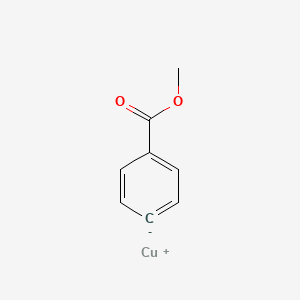 molecular formula C8H7CuO2 B14293989 Copper, [4-(methoxycarbonyl)phenyl]- CAS No. 115591-51-0