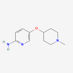 5-(1-Methyl-piperidin-4-yloxy)-pyridin-2-ylamine