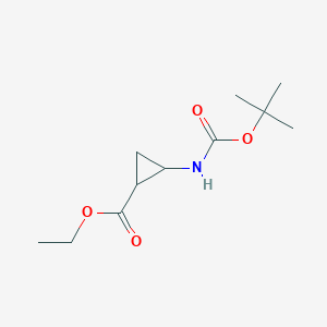 Ethyl 2-((tert-butoxycarbonyl)amino)cyclopropanecarboxylate