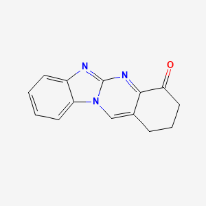B1429443 2,3-dihydrobenzimidazo[2,1-b]quinazolin-4(1H)-one CAS No. 1428139-26-7