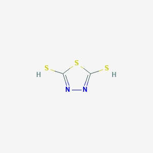 molecular formula C2H2N2S3 B142945 1,3,4-Thiadiazole-2,5-dithiol CAS No. 132120-64-0