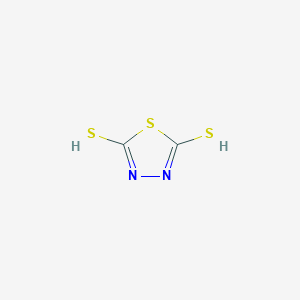 molecular formula C2H2N2S3 B142945 2,5-Dimercapto-1,3,4-thiadiazole CAS No. 132120-64-0