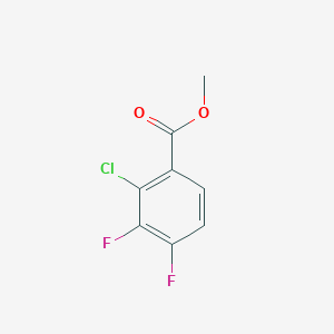 molecular formula C8H5ClF2O2 B1429471 Methyl 2-chloro-3,4-difluorobenzoate CAS No. 1261562-52-0