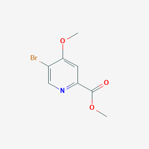 molecular formula C8H8BrNO3 B1429483 Methyl 5-bromo-4-methoxypicolinate CAS No. 1256789-95-3