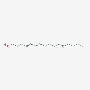 molecular formula C16H28O B14295005 Hexadeca-4,6,11-trien-1-ol CAS No. 123314-20-5