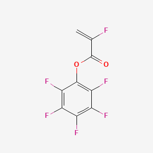 molecular formula C9H2F6O2 B14295197 Pentafluorophenyl 2-fluoroprop-2-enoate CAS No. 114589-63-8
