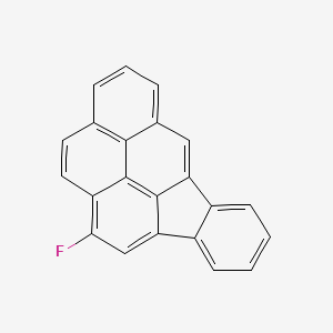 molecular formula C22H11F B14295285 Indeno(1,2,3-cd)pyrene, 2-fluoro- CAS No. 113600-21-8